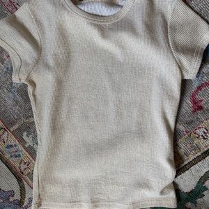 American vintage glitter top